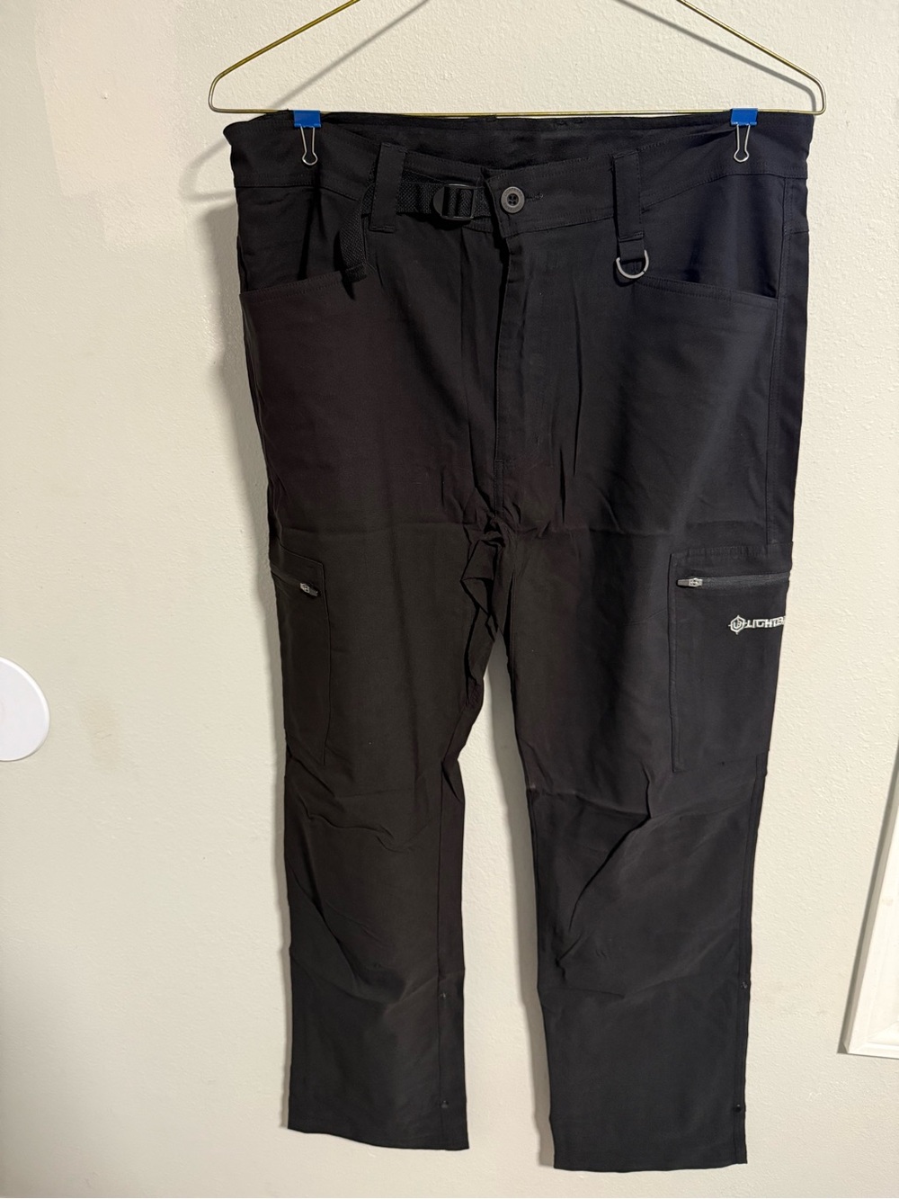 Lightbare Black Outdoor Cargo Pants - (Men)